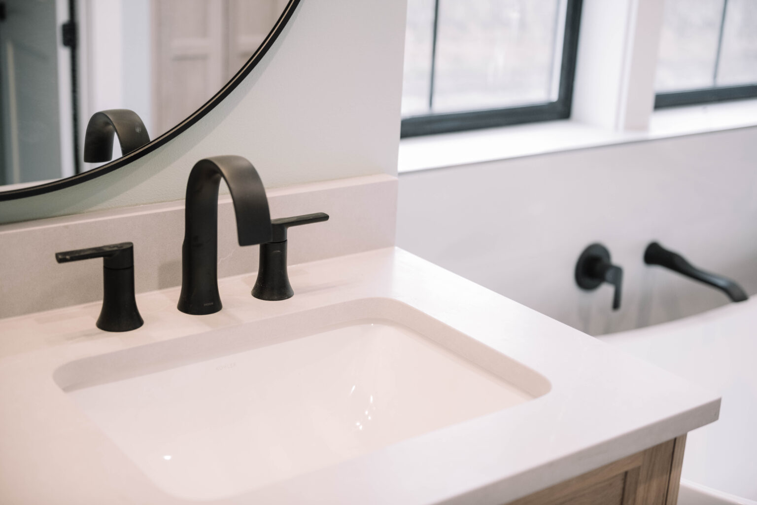 bathroom, lights, light, electrical, electric, our work